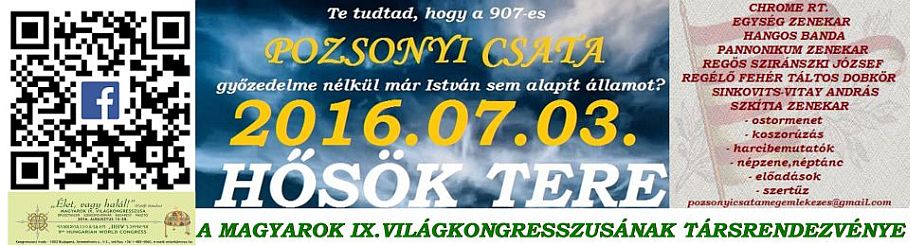 Pozsonyi csata megemlékezés 2016