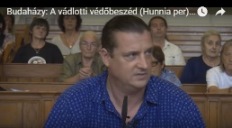 Budaházy György vádlotti védőbeszéde a Hunnia-perben